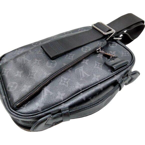 891738AP (S6) Louis Vuitton Waist Bag Black Monogram Eclipse - Picture 7 of 12